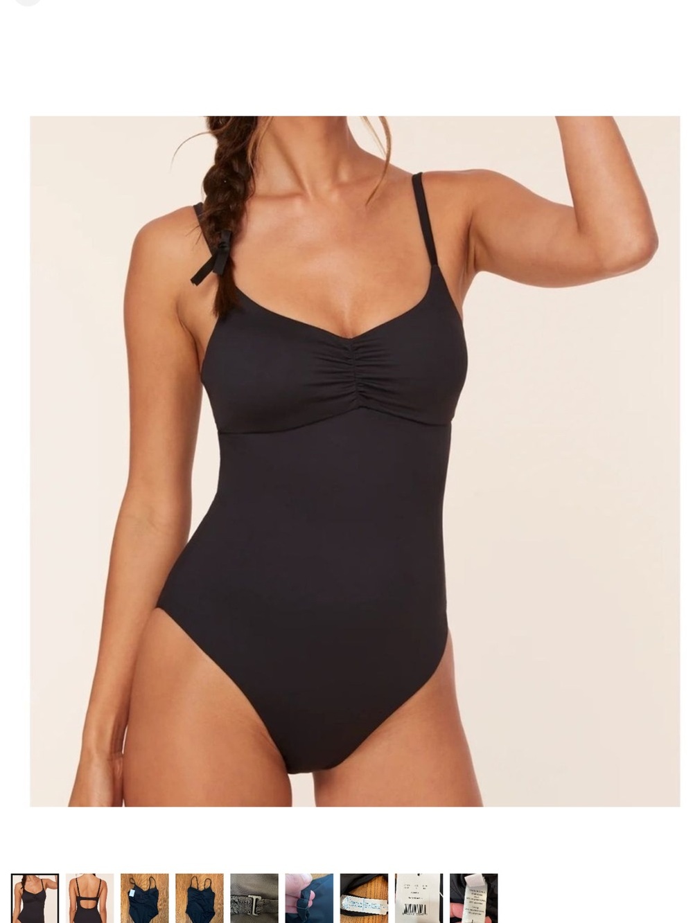 Andie Swim The Symi Black One-Piece Swimsuit